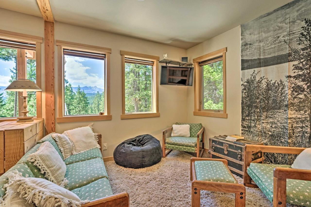 Private Leavenworth Cabin With Mtn Views And Fire Pit Exteriör bild